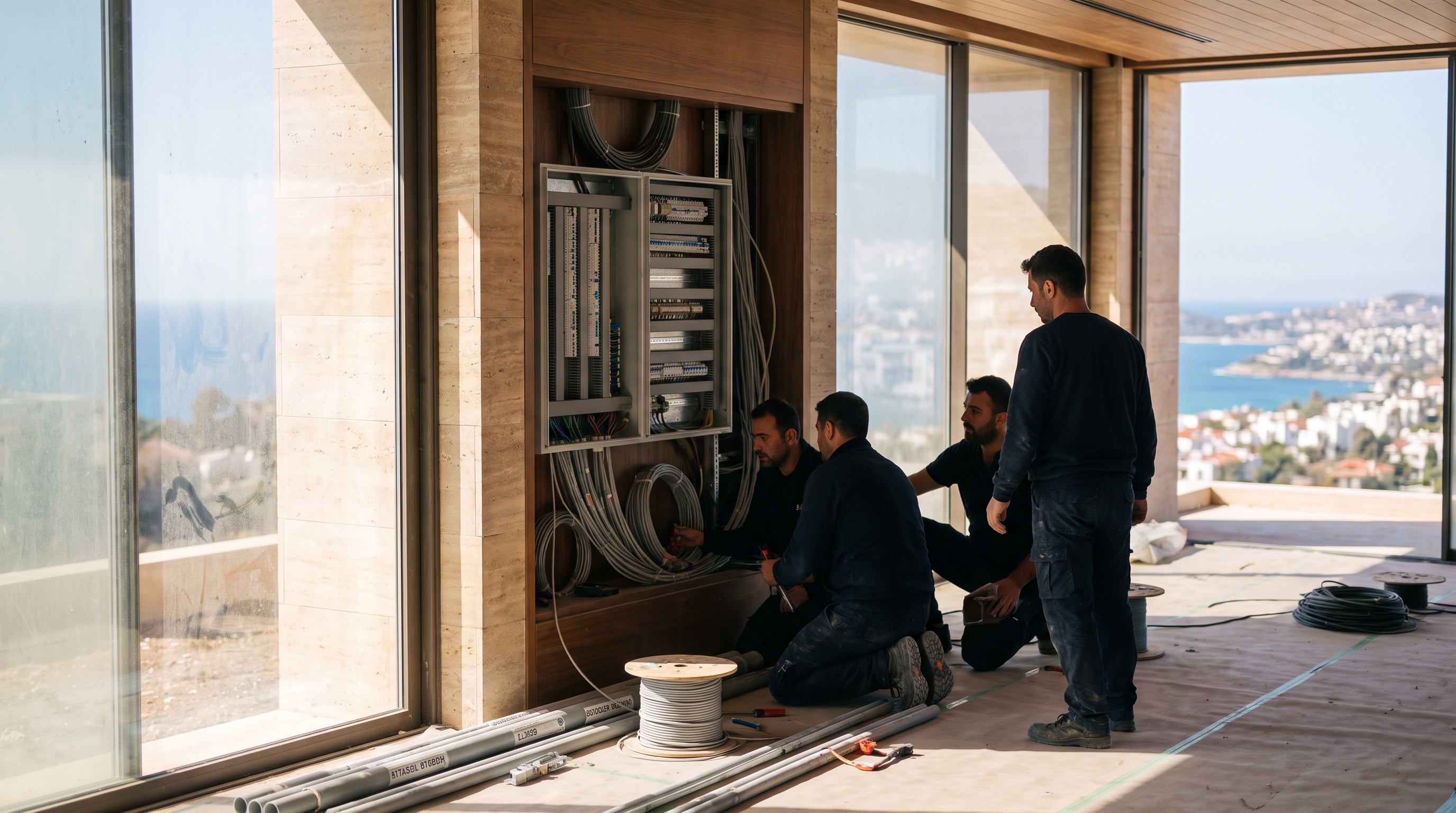 Villa Elektrik ve Elektronik Altyapı Çalışması